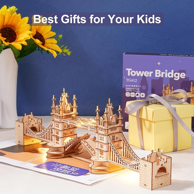 Rowood 3D Puzzles for Adults, DIY Wooden Model Kits for Adults to Build - Image 4