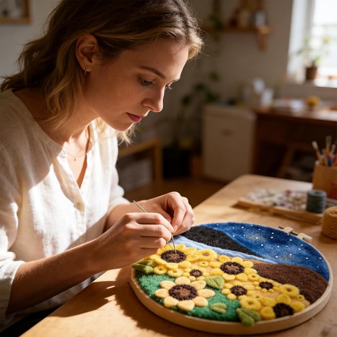 MZSMYKCH Wool Felting kit - Image 5