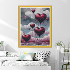 MYBISYMQQ Romantic Heart Balloon Cross Stitch Kits - Image 5