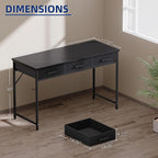 Pamray 47 Inch Small Computer Desk - Image 3