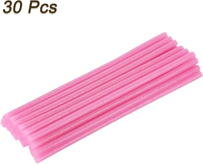 uxcell 30pcs Full Size Hot Glue Gun Sticks 8-inch x 0.27-inch High Sticky Small - Image 3