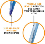 BIC Round Stic Xtra Life Assorted Ink Ballpoint Pens, Medium Point, 60-Count - Image 6
