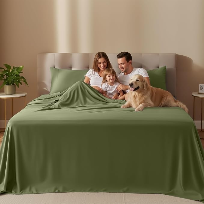 Utopia Bedding Queen Size Sheet Set – 4 Piece Bed Sheets, Soft and Breathable - Image 2