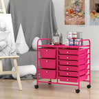 Giantex 9 Drawers Rolling Cart, Classroom Organizers, Storage Cart - Image 4