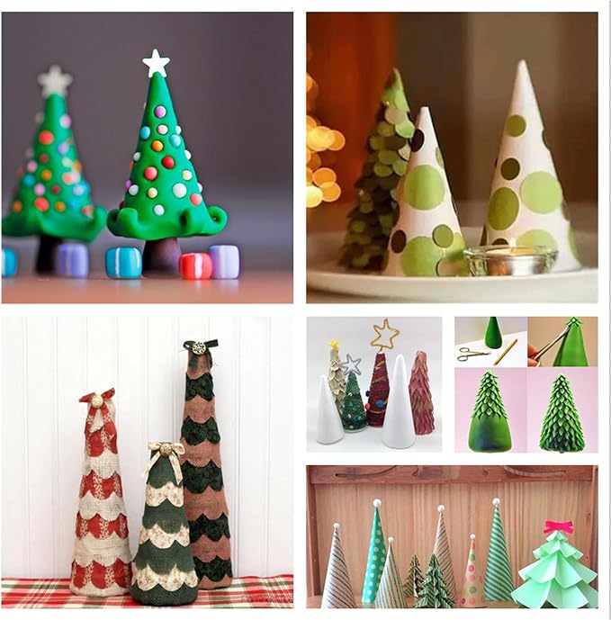 Crafjie Foam Cones for DIY Arts and Crafts, for DIY Home Craft Project - Image 5