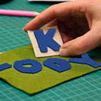 CHRORINE 10 Pcs Navy Blue Felt Fabric Sheets Self Adhesive Felt Sheets 8 x 12 - Image 5