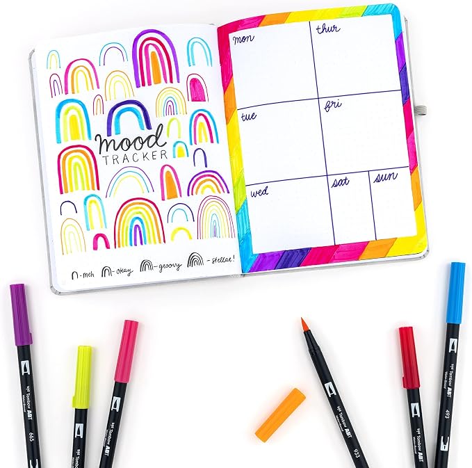 Tombow 56185 Dual Brush Pen Art Markers, Brush and Fine Tip Markers - Image 10