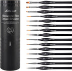 Golden Maple Miniature Paint Brushes, Fine Detailing by goldenmaple