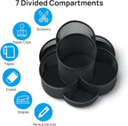 Topwey Pen Holder for Desk, 360 Rotating Pencil Holder, Cup Holder for Desk - Image 3