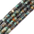 Natural Stone Heishi Beads for Necklace Making, 4mm x 6mm Small Flat Round by YUGDRUZY