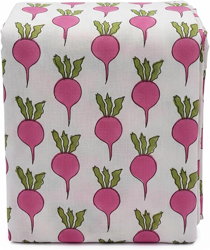 E-Tailor® Hand-Block Printed Pre-Cut Cotton Fabric Ideal by E-Tailor