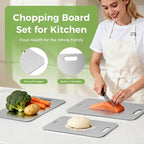 Titanium Cutting Board Set of 3, 100% Double-Sided Titanium Cutting Boards - Image 7