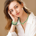 Funtopia 1600pcs Green Glass Beads - Image 3