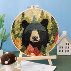 Punch Needle Kits Black Bear Embroidery Starter Set - Image 2