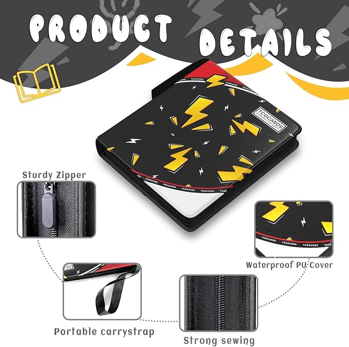 Trading Card Binder 9 Pocket, Card Binder 900 Pockets, Card Book Holder Cards - Image 3