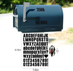 Letter Stickers, Mailbox Numbers, 1 Inch Waterproof Vinyl Alphabet | 1 Inch - Image 3