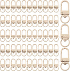 KJML DIY Keychain clip 60pcs Swivel Snap Lobster Claw Keychain Clasps Lanyard by KJMLDIY