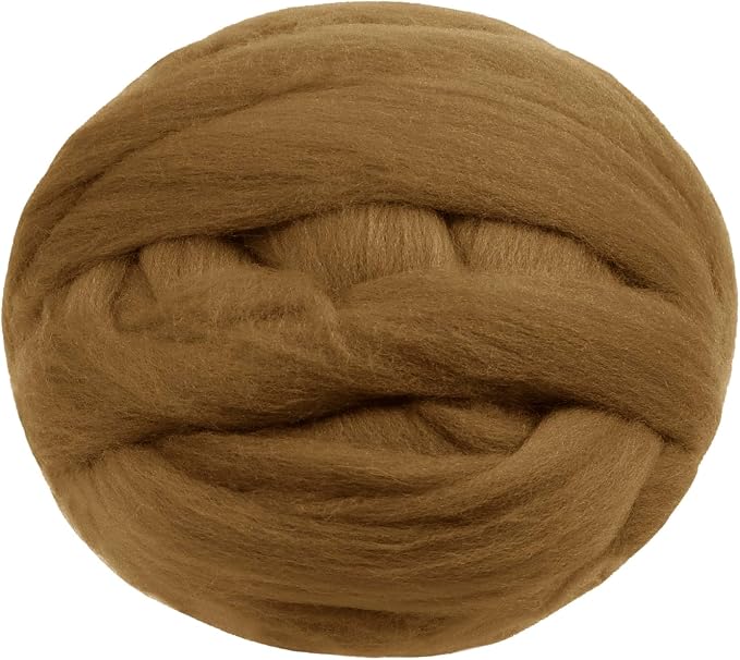 JeogYong Needle Felting Wool, 3.53oz Wool Roving Chunky Wool Yarn, Wet Felting by JeogYong