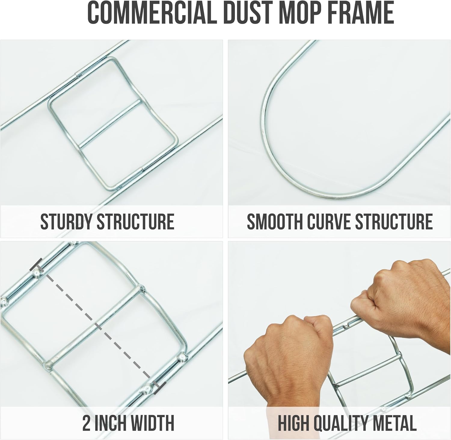 Kleen Handler 24 Inch Commercial Dust Mop Frame (12 Pack)