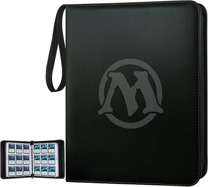 Trading Card Binder, 9-Pocket Premium Collector Card Binder Holds 720 Cards by MTGPRO