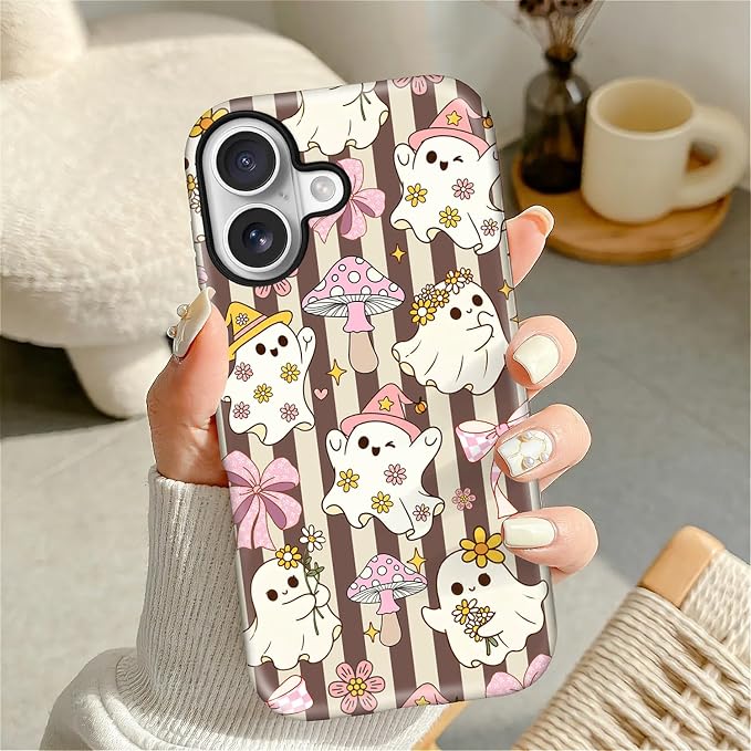 Case for iPhone 17, Scratch Resistant Hybrid Double Layer Hard Shell，Cute - Image 7