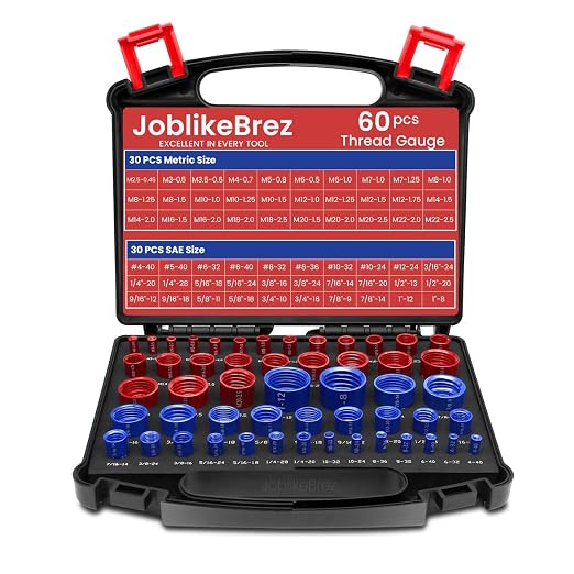 Thread Checker, 30 Inch & 30 Metric Box Set Thread Gauge, Thread Checker by JoblikeBrez