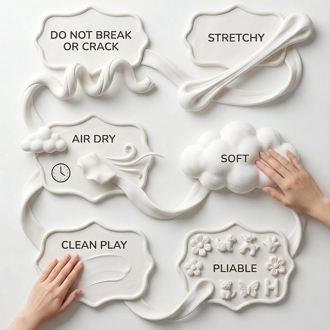 BOHS 12-Colors Foam Modeling Clay- - Image 2