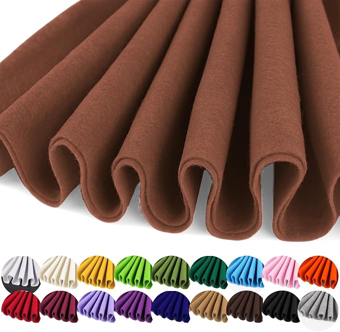 IONTACH 36" X 36" Soft Felt Fabric 1.6mm Thick | Felt Sheets by IONTACH