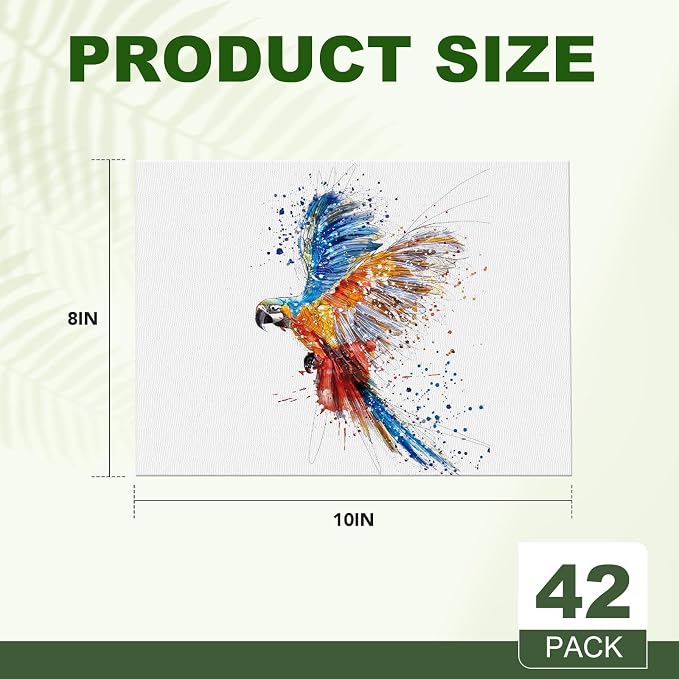 Canvases for Painting 8x10 Inch, 42 Pack Blank Painting Canvas Boards for - Image 2