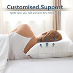 CozyLux Pillows Queen Size Set of 4, Cooling Hotel Quality Bed Pillows - Image 8