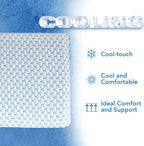 Flat Pillow for Stomach and Back Sleepers, Ultra Thin Pillow for Sleeping - Image 9