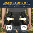Rock Collecting Waist Bag, Mushroom Hunting, Mesh Fanny Pack - Image 5