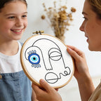 Beginner Embroidery Starter Kits, Abstract Embroidery Kits - Image 3