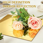 JMIATRY 4PCS Gold Acrylic Sheet 12x16X1/8 Gold Mirror Acrylic Sheets | 3mm Thick - Image 5