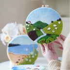 Wonafa DIY Wool Needle Felt Starter Kit, Beginner Needle Felt Kit - Image 4