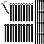 Self-Gripping Cable Ties by Wrap-It Storage, 40 Pack – Reusable Hook and Loop by Wrap-ItStorage