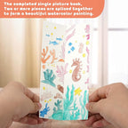 Cavnewt Pocket Watercolor Painting Book, Travel Paint Watercolor Coloring Book - Image 6
