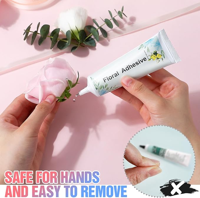 MotiMind 2 Pack Floral Glue 50 ml, Fast Drying Flower Floral Adhesive | Strong - Image 5