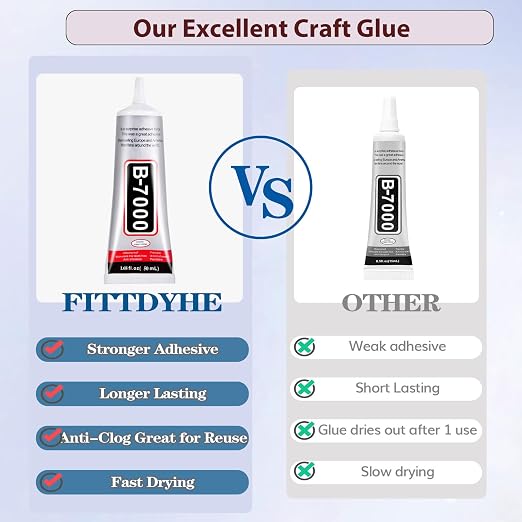 B7000 Jewelry Glue for Making, FITTDYHE 1PCS 50ML/1.69 fl oz Clear Adhesive for - Image 6