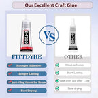 B7000 Jewelry Glue for Making, FITTDYHE 1PCS 50ML/1.69 fl oz Clear Adhesive for - Image 6