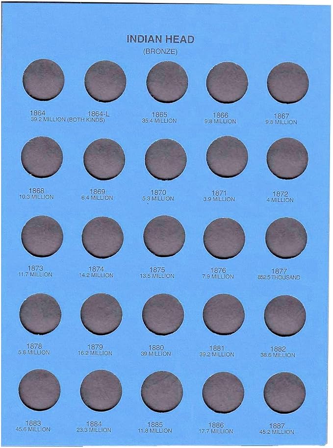 Whitman US Indian Cent Coin Folder 1857 - Image 3