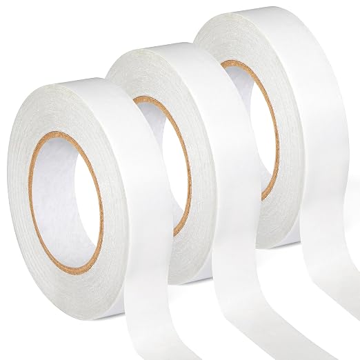 3 Rolls Double Sided Tape for Crafts, Scrapbooking, Photography, Paper Backing by XEHAHOSH