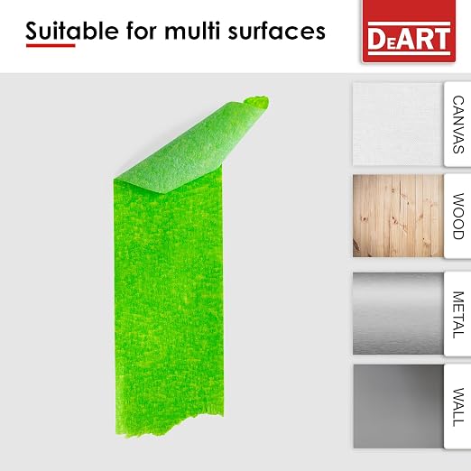 DEART Colored Masking Painters Labeling Tape Masking Tape 1 inch Color Painter - Image 7