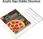 MaxGear Acrylic Sign Holder 8.5" x 11" Double Sided Acrylic Stand, 3 Pack | - Image 8