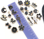 WOCRAFT 40pcs 20 pairs Assorted Enamel Bracelet Charms - Image 5