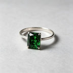 Emerald Green Color Cubic Zirconia Loose Beads Unset - Image 6