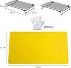 ZZOFSWORM Tie Dye Kit with 2 Adjustable Folding Racks, Non-Slip Silicone Pad & - Image 5