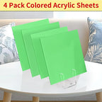1/8 Thick 10 x 10 inch Acrylic Sheets - Image 5