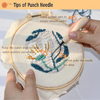 Mooncci Punch Needle Coaster Kit, Great Festival Gift and Decoration Ideas - Image 5