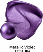 Nicpro Metallic Violet Acrylic Paint, 8.45oz/250ml Purple Craft Paint, | Large - Image 2
